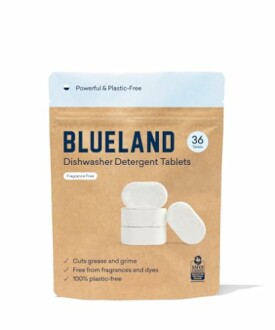 Blueland dishwasher detergent tablets package, 36 tablets.