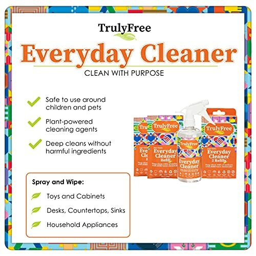 TrulyFree Everyday Cleaner product features and uses